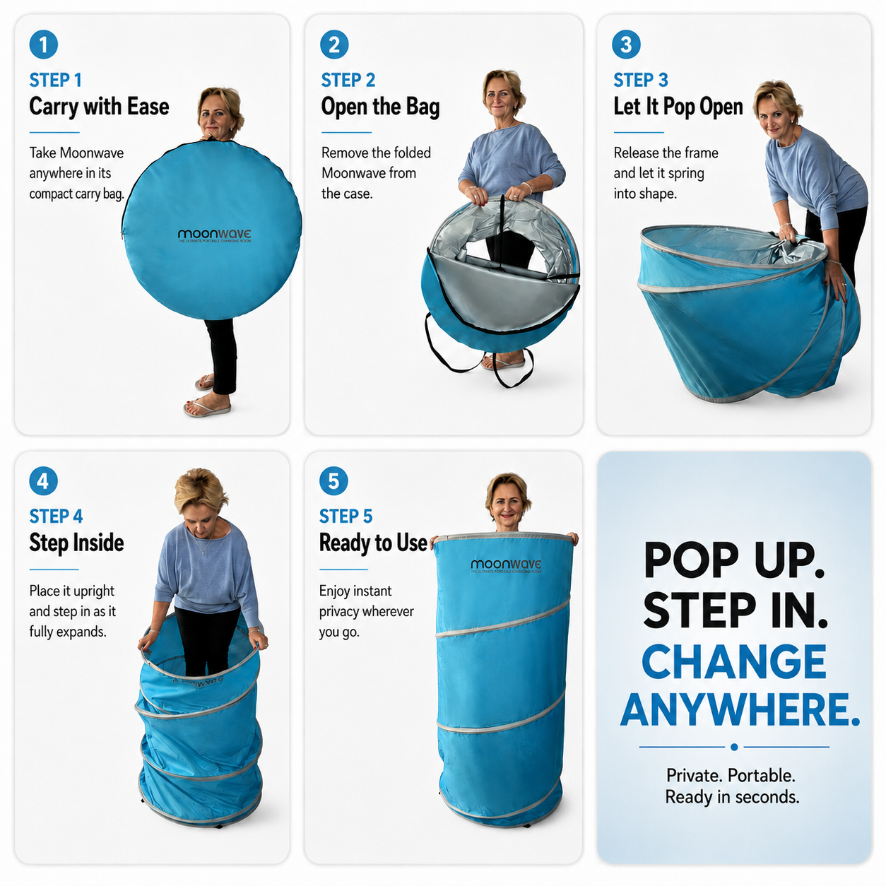 Moonwave - The Ultimate Popup Changing Room