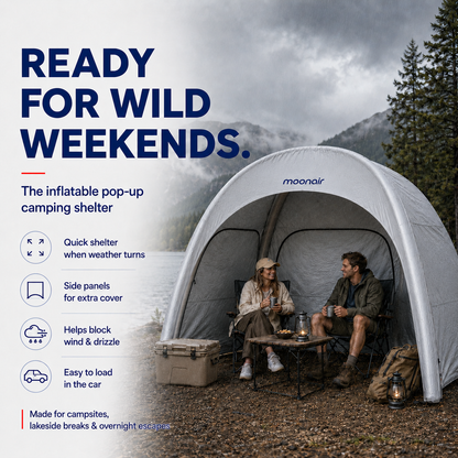 Moonair – The Ultimate Inflatable Pop-Up Shelter